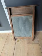 Oud houten Wasbord met zink, Antiek en Kunst, Curiosa en Brocante, Ophalen of Verzenden