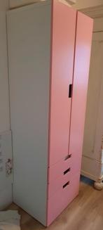 Stuva kledingkast roze, deuren en lades, Kinderen en Baby's, 105 cm of meer, Gebruikt, Ophalen of Verzenden, Minder dan 75 cm