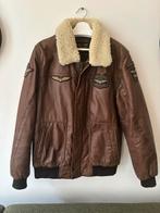 Leren PME legend hudson bomber jack maat XL, Kleding | Heren, Ophalen of Verzenden, Zo goed als nieuw, Maat 56/58 (XL), Bruin