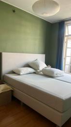 Boxspring 200x220 - incl of excl matrassen, Huis en Inrichting, Beige, Tweepersoons, Ophalen of Verzenden, Zo goed als nieuw