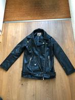 Stoer leren biker’s jack van Only, maat 140 met leather-look, Ophalen of Verzenden, Zo goed als nieuw, Meisje, Jas