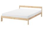 IKEA NEIDEN bed 140x200 + LUROY lattenbodem, Wit geverfd, Huis en Inrichting, Ophalen, Gebruikt, Wit, Tweepersoons