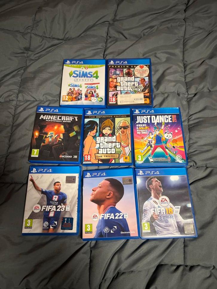 PS4 Games - GTA, FIFA, Minecraft, Sims, Just Dance, Spelcomputers en Games, Games | Overige, Zo goed als nieuw, Overige genres