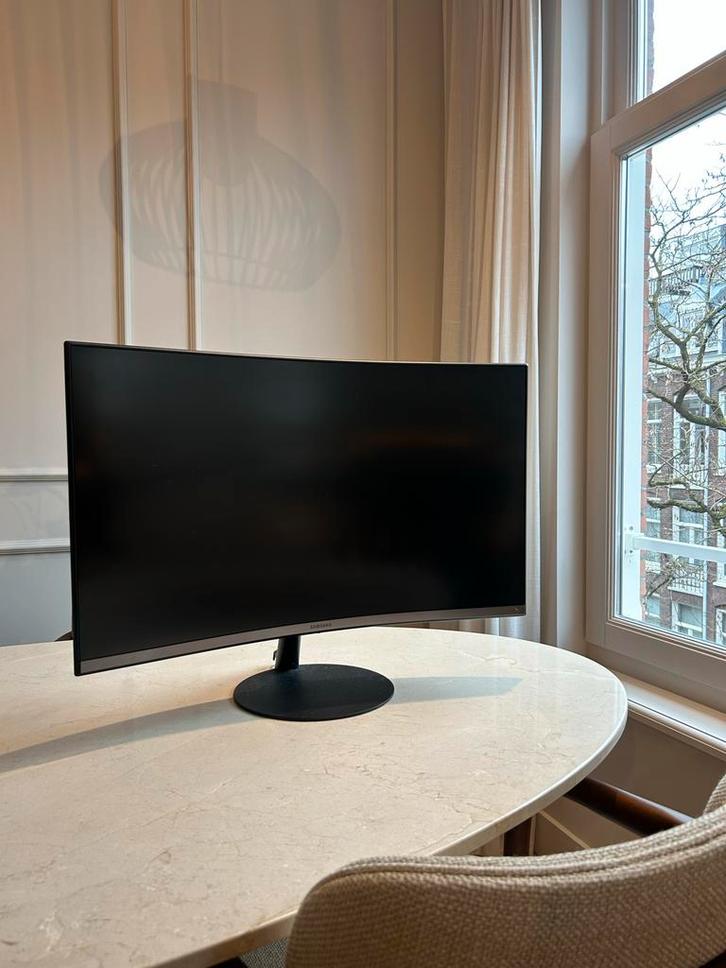 Samsung Curved Monitor 27 inch, Computers en Software, Monitoren, Zo goed als nieuw, 61 t/m 100 Hz, HDMI, Gaming, Curved, VA, Full HD