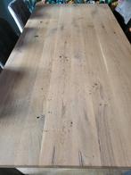 Eettafel met mooi eiken blad van de Bommel, Ophalen, 200 cm of meer, 50 tot 100 cm, Zo goed als nieuw