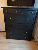 Ikea Hemnes ladekast - Zwartbruin, Ophalen, Gebruikt, 5 laden of meer, 100 tot 150 cm