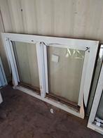 Nieuw kunststof kozijn 1596x1200 - crème/blauw, Ophalen, Nieuw, Gevelraam of Ruit