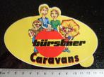 sticker burstner caravans logo, Verzamelen, Verzenden, Zo goed als nieuw, Merk