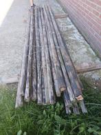 Te koop gebruikte gecreotiseerde fruitboompalen van 3 meter., Tuin en Terras, Palen, Balken en Planken, Ophalen, Gebruikt, 250 cm of meer