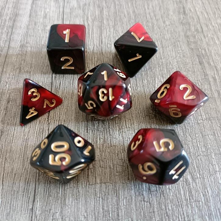 Dungeons and Dragons dobbelstenen, Hobby en Vrije tijd, Gezelschapsspellen | Bordspellen, Nieuw, Ophalen of Verzenden