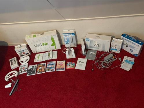 Complete Wii set, Spelcomputers en Games, Games | Nintendo Wii, Zo goed als nieuw, Overige genres, 3 spelers of meer, Vanaf 3 jaar