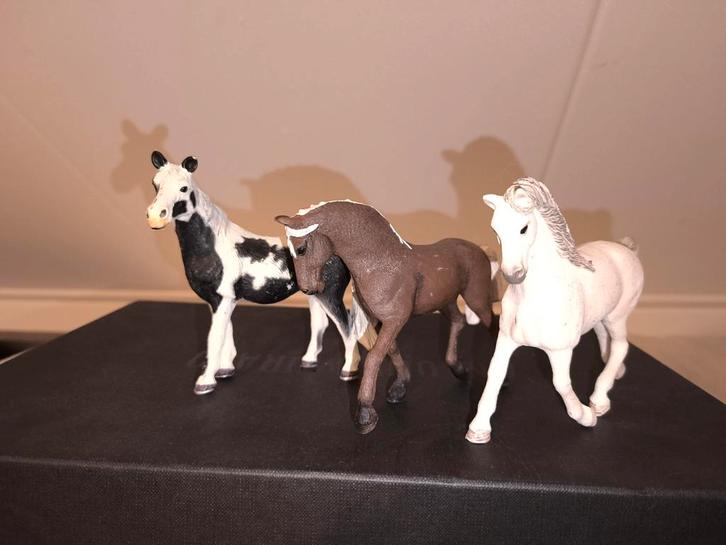 Schleich paarden set (3 stuks) - Zo goed als nieuw!, Kinderen en Baby's, Speelgoed | Overig, Zo goed als nieuw, Jongen of Meisje
