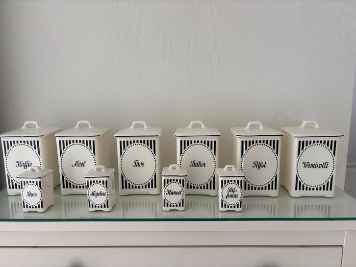 Vintage Voorraadpotten Set Clara, Huis en Inrichting, Keuken | Keukenbenodigdheden, Zo goed als nieuw, Ophalen