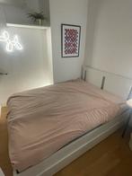 IKEA Songesand 140x200 Bed wit - 4 grote lades – goede staat, Ophalen, Gebruikt, Wit, Tweepersoons