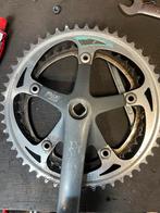 Sakae roundtech 52 crank set racefiets tandwielen, Ophalen, Gebruikt, Racefiets, Crankstel of Pedalen