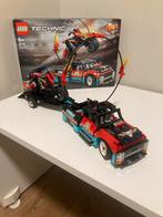 Lego Technic 42106 Stunt Show Truck & Bike, Ophalen of Verzenden, Zo goed als nieuw, Complete set, Lego