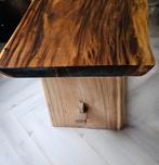 Boomstam eettafel, puurteak, Ophalen, 200 cm of meer, 50 tot 100 cm, Zo goed als nieuw