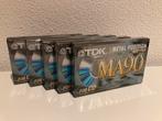 TDK MA90 cassettes, Cd's en Dvd's, Cassettebandjes, Ophalen of Verzenden, Nieuw in verpakking, 2 t/m 25 bandjes, Origineel