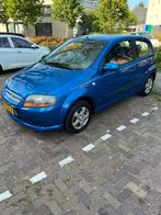 Chevrolet Kalos 1.2 3D 2005 Blauw, Auto's, Voorwielaandrijving, 1150 cc, Stof, Zwart