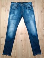 Replay anbass hyperflex maat 36-34, Kleding | Heren, Ophalen of Verzenden, Zo goed als nieuw, Blauw, W36 - W38 (confectie 52/54)