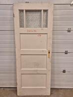 Oude Paneeldeuren met Glas, Gebruikt, 80 tot 100 cm, Binnendeur, Ophalen of Verzenden