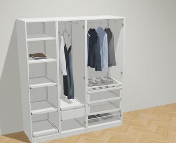 Ikea Pax Kasten Reinsvoll Luxe 175x201 Pax Kledingkast - afbeelding 5