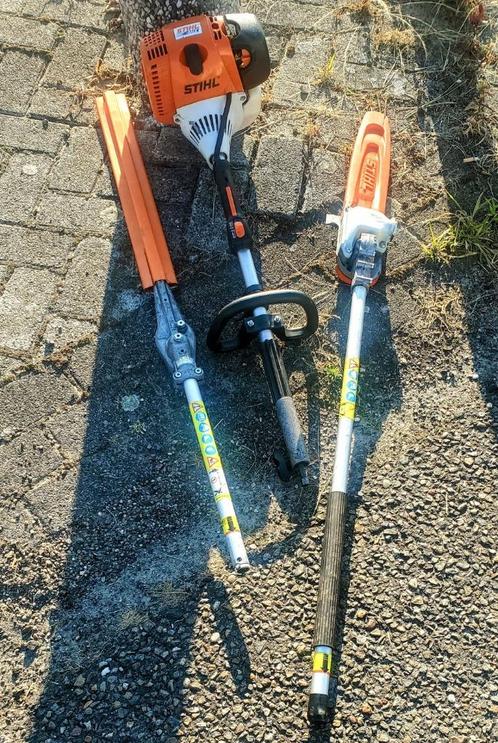 Stihl KM130R KombiSysteem -  met 2 Opzetstukken!, Tuin en Terras, Hand-tuingereedschap, Zo goed als nieuw, Overige soorten, Ophalen