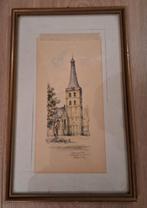 Oude Kerk Barneveld schilderij, Antiek en Kunst, Ophalen of Verzenden