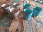 Azur Ceramics Bekers - Set van 6, Glas of Glazen, Keramiek, Ophalen of Verzenden, Zo goed als nieuw