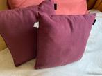 Sierkussens 2 stuks Madison Panama bordeaux 45*45 cm, Ophalen of Verzenden, Zo goed als nieuw