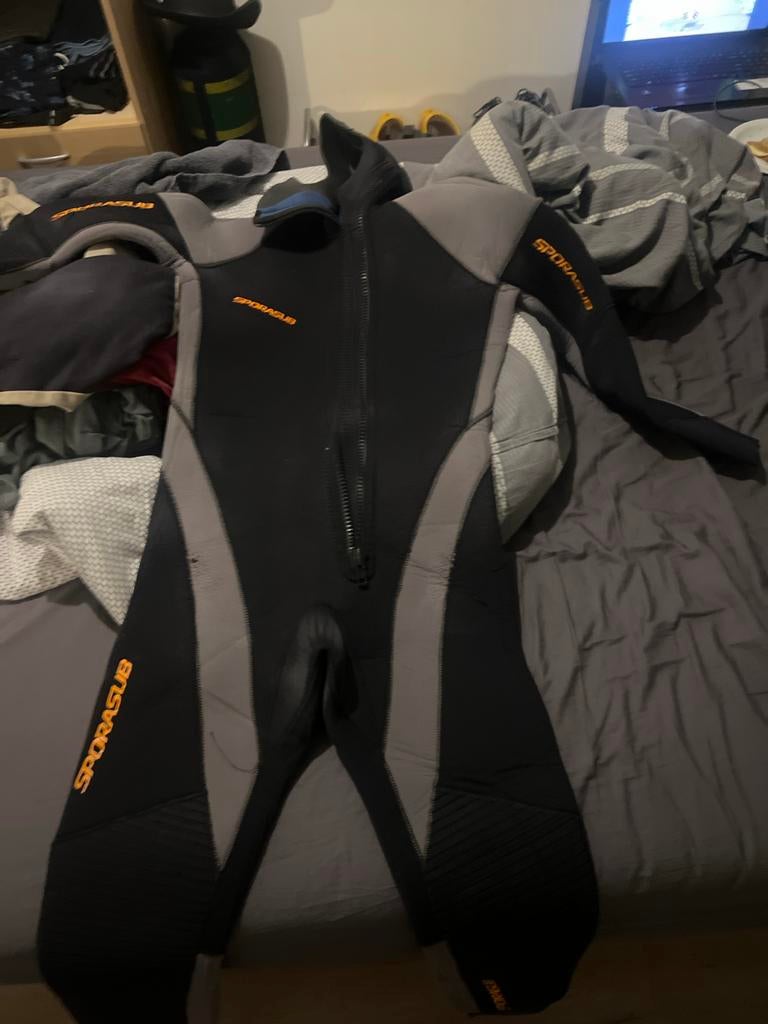 7mm Duikpak Maat 5 - Sporasub, Watersport en Boten, Duiken, Ophalen, Gebruikt, Duikpak