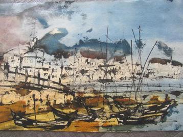 Schilderij - Italië ? - 1967 beschikbaar voor biedingen