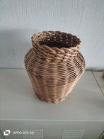 Mooie ronde rieten mand in goede staat, Gebruikt, Mand, Rond, Ophalen of Verzenden