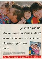 retro reclame 1989 Neckermann catalogus meer huishoudgeld, Verzamelen, Retro, Verzenden, Overige typen