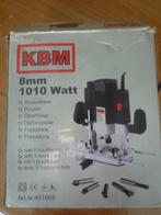 Bovenfrees KBM 8 mm 1010 W met 5 houtfrezen, Ophalen of Verzenden, Gebruikt, Elektrisch, Bovenfrees