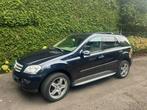 Mercedes ML350 V6 benzine 2008 20” AMG CarPlay leder, Auto's, Automaat, Beige, Blauw, Open dak