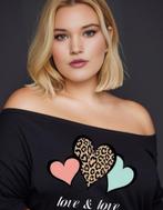 Panter Love & Party off shoulder T-shirt laatste maten, Verzenden, Nieuw, Shirt of Top, SH1RTS & SUGAR