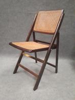 vintage klapstoel, Huis en Inrichting, Stoelen, Ophalen, Gebruikt, Bruin, Eén