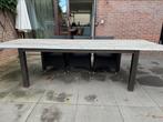 Eettafel buiten 300cm, Ophalen, Gebruikt, Rechthoekig, Hout