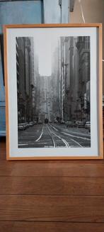Mooi San Francisco cabelcar-hill in fraaie lijst ., Antiek en Kunst, Kunst | Tekeningen en Foto's, Ophalen