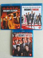 Ocean's 11, 12 en 13 Bluray, Ophalen of Verzenden, Zo goed als nieuw, Actie