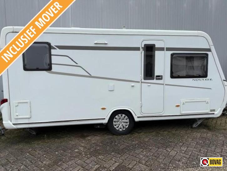 Eriba Nova 465 GL Mover, Caravans en Kamperen, Caravans, Bedrijf, 1250 - 1500 kg, Rondzit, Eriba, Frans bed, Overige typen, Gascomfoor