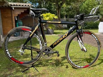 Tt fiets 57 cm miche carbon velgen campagnolo centaur 2x10 beschikbaar voor biedingen