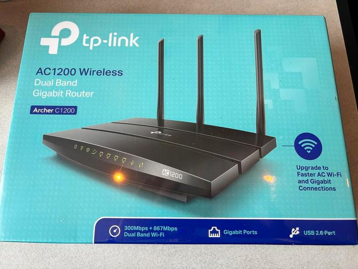 TP-Link Archer C1200 Router - Nieuwstaat, Computers en Software, Routers en Modems, Nieuw, Router, Ophalen of Verzenden