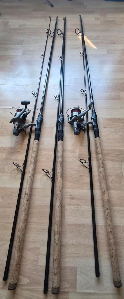3x ANACONDA CLASSIC CARP 12FT 3,5LB, Watersport en Boten, Hengelsport | Karpervissen, Zo goed als nieuw, Werphengel, Ophalen