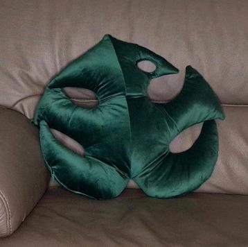 Bladvorm kussen Monstera Deliciosa 42cmx45cm beschikbaar voor biedingen