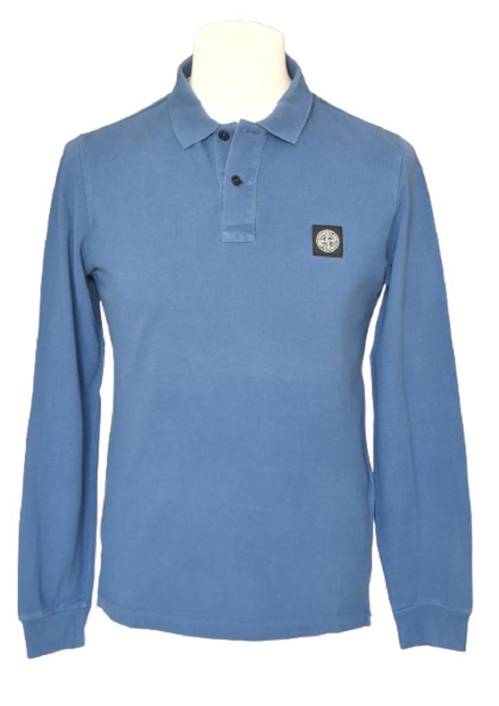 100% originele Stone Island poloshirt, trui, blauw, Mt. M, Kleding | Heren, Truien en Vesten, Zo goed als nieuw, Maat 48/50 (M)