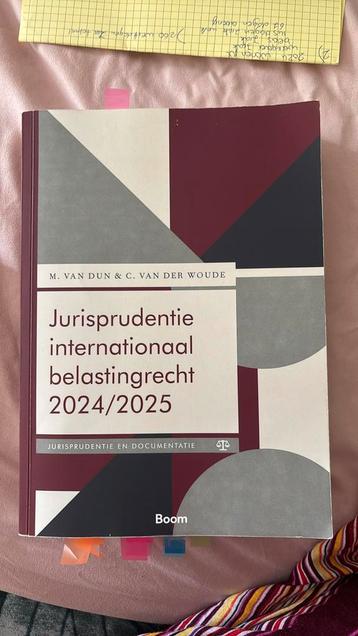 Jurisprudentie internationaal belastingrecht 2024/2025 beschikbaar voor biedingen