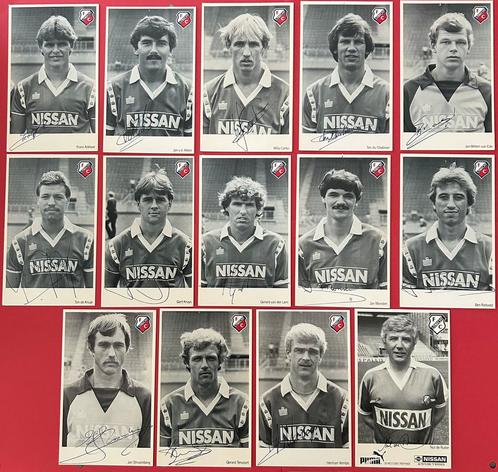 FC Utrecht - Spelerskaarten - Admiral - Nissan, Verzamelen, Sportartikelen en Voetbal, Zo goed als nieuw, Spelerskaart, F.C. Utrecht
