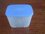 Tupperware bak doos 1 Liter blauw deksel, Ophalen of Verzenden, Blauw